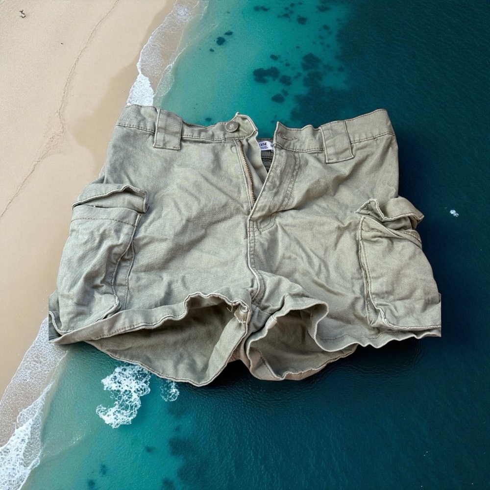 Ardene Olive Jean Shorts - Picture 2 of 4